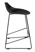 Krzesło barowe BENNY 66 czarne - King Home
